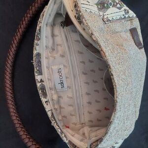 Sakroots Cream and Brown Women's Bag